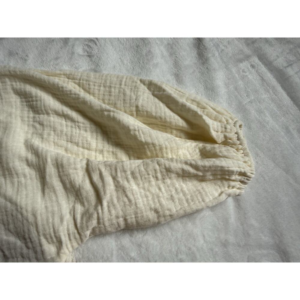 Magnolia Boutique Chic Babydoll Cream Color Block Tunic Dress Size Medium - Picture 8 of 16